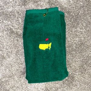 Masters Augusta National Pga Tournament Golf Green Terry Trifold Towel